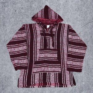 Copo Mexican‎ Baja Hoodie Drug Rug Sweatshirt Adult Size Large